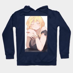 Black Dress Girl Hoodie